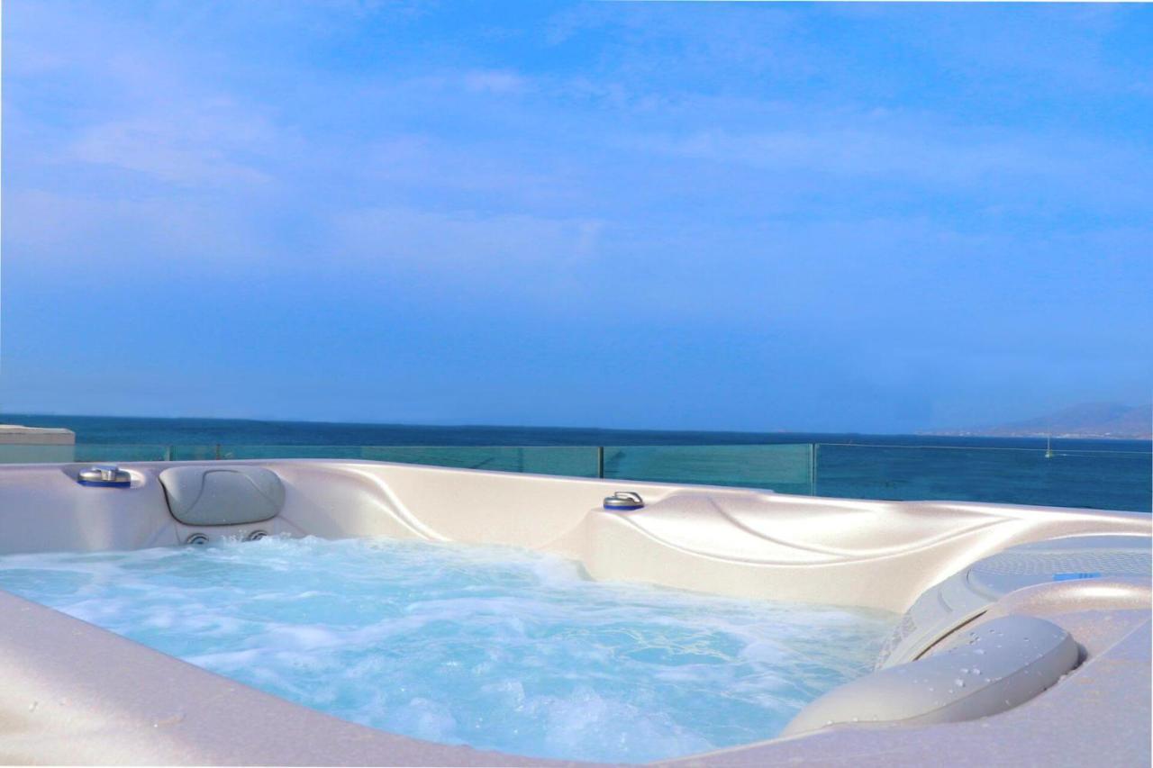 Beach Apartment Thalia With Hot Tub And Sea View آغيوس بروكوبيوس المظهر الخارجي الصورة